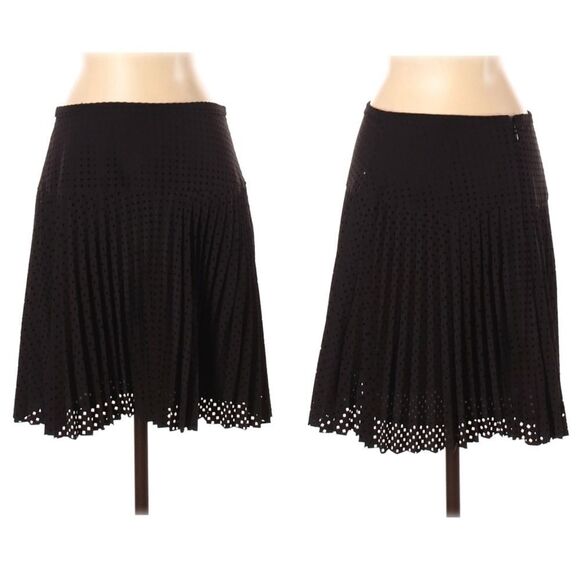 J. CREW Perforated Lasercut Pleated Circle Skirt 2 - Picture 1 of 9